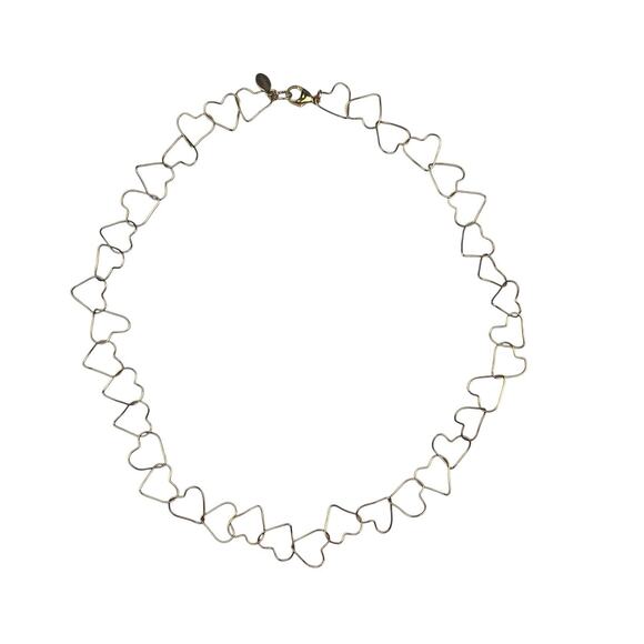 Hoopla Gold Filled Heart Chain 17" Necklace - Picture 1 of 12